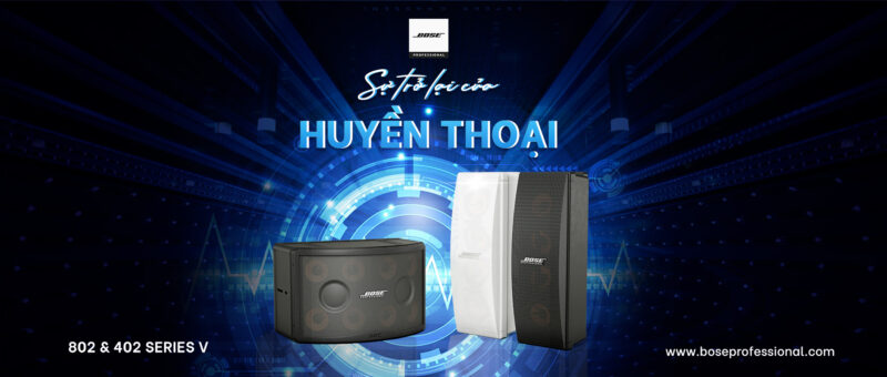 Sự trở lại của huyền thoại Bose 402V - Bose 802V 15 cover facebook