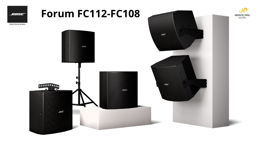 Loa Bose Forum FC112 và Bose Forum FC108 – Giải pháp loa đồng trục toàn dải cho hệ thống âm thanh chuyên nghiệp 1 Loa bose forum fc112 fc108 1