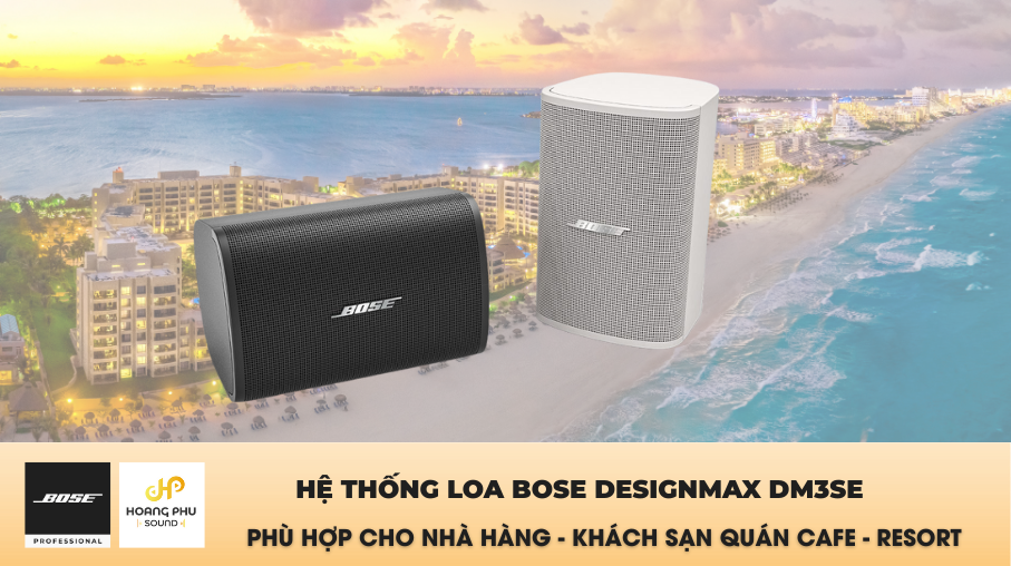 Loa Bose DesignMax DM3SE – Giải pháp âm thanh cho quán cà phê, nhà hàng, resort 198 Loa Bose Designmax Dm3SE hoang phu sound 1