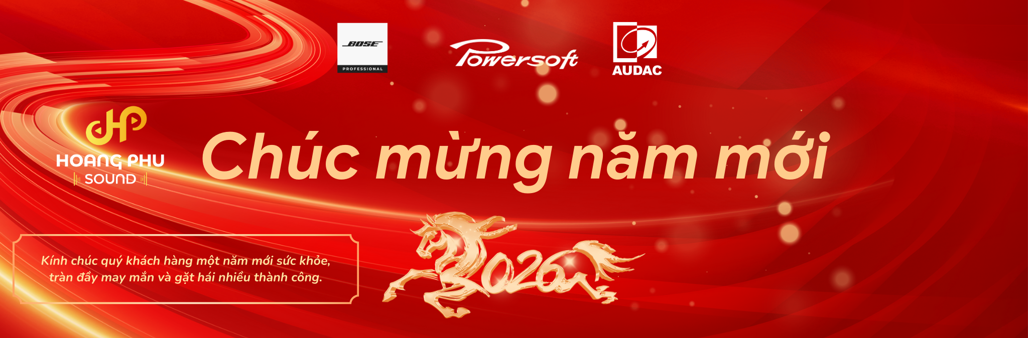 Red and White Modern Christmas Sale Banner