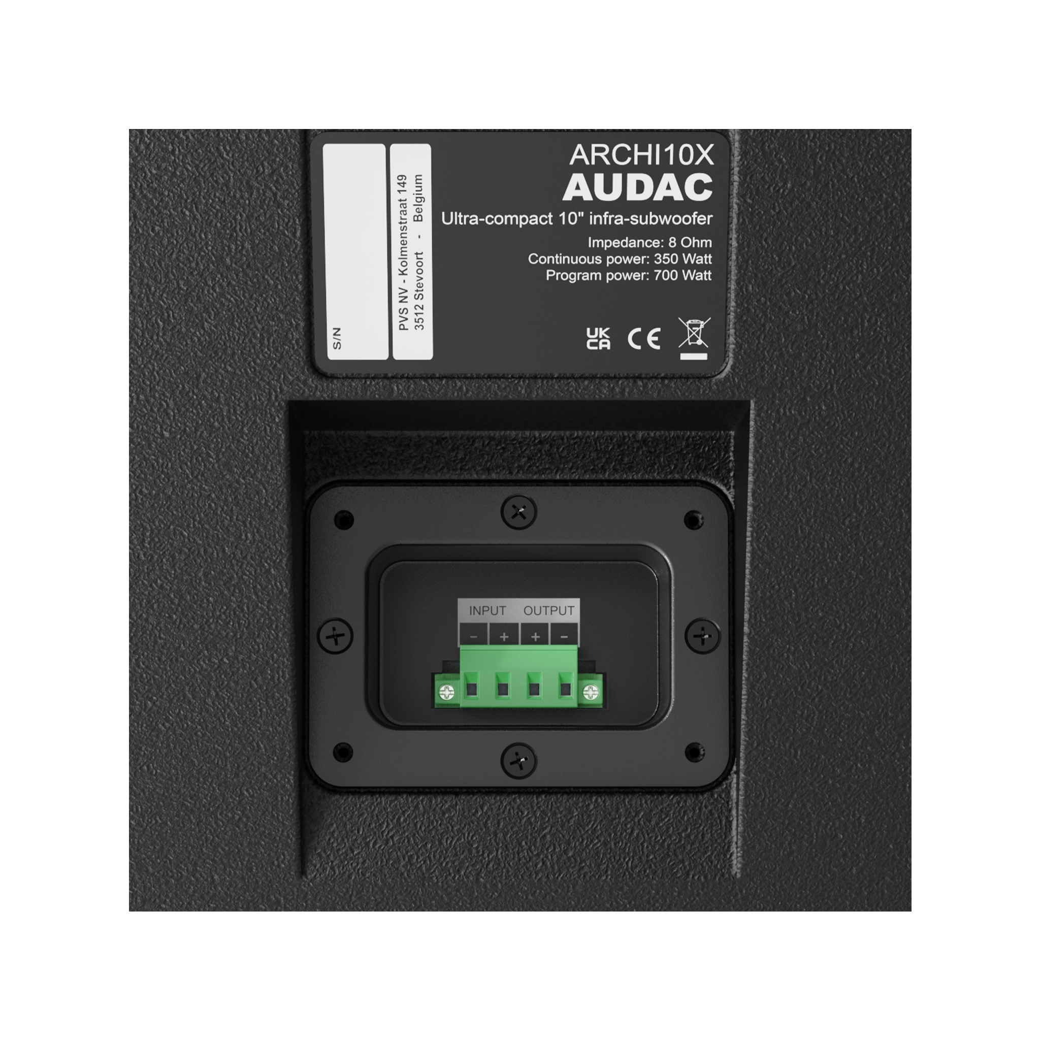 AUDAC ARCHI10X 10 ARCHI10X connection